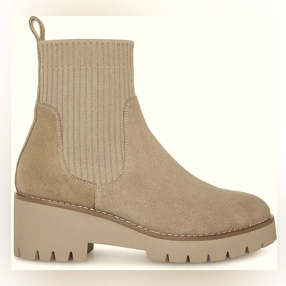 Blondo Dexter Waterproof Lug Sole Boot in Taupe Tan 7.5 NWT - Picture 2 of 15